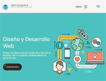 Tablet Screenshot of gestionsimple.com